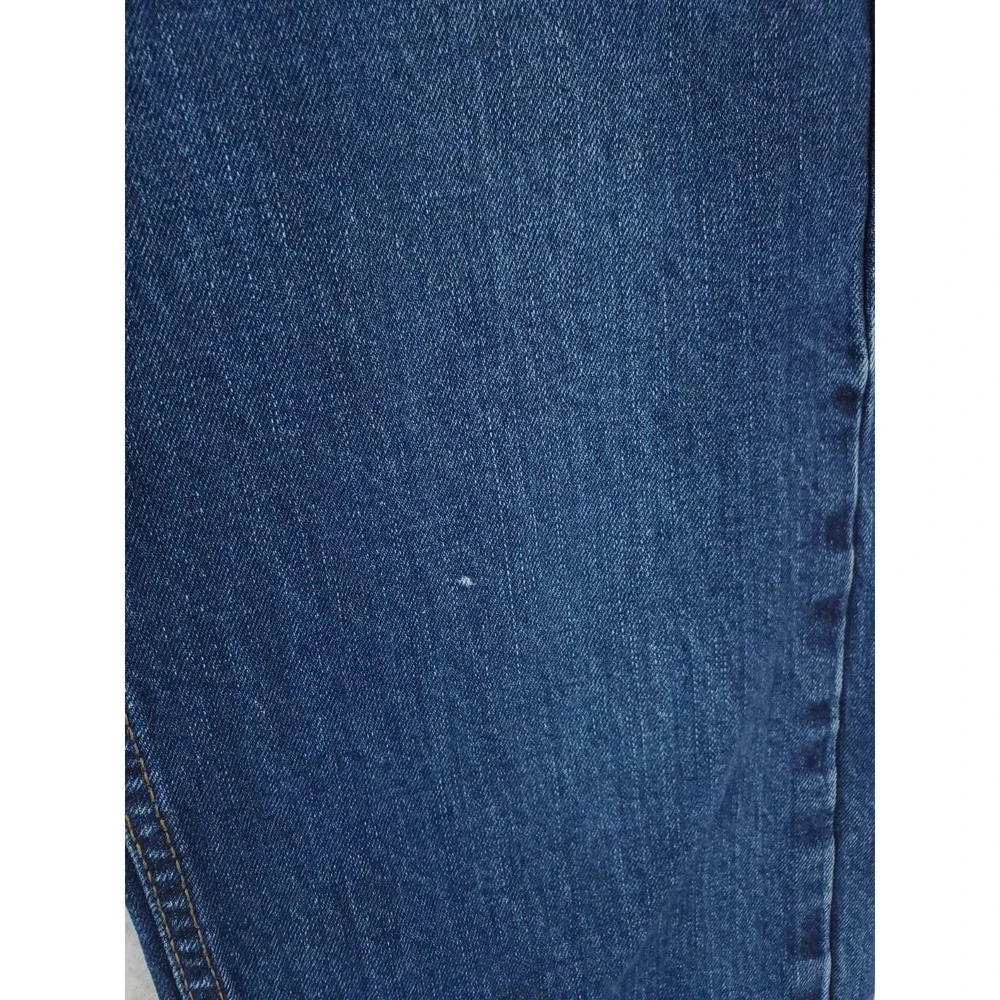 Levis 505 Jeans Mens 32x34 Blue Regular Straight Stretch Denim Pants Red Tab